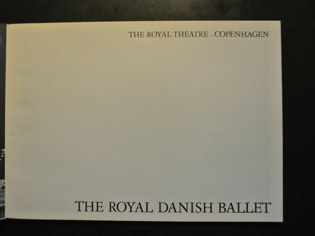 Billede 2 - the royal danish ballet. engelsk, edited by søren 