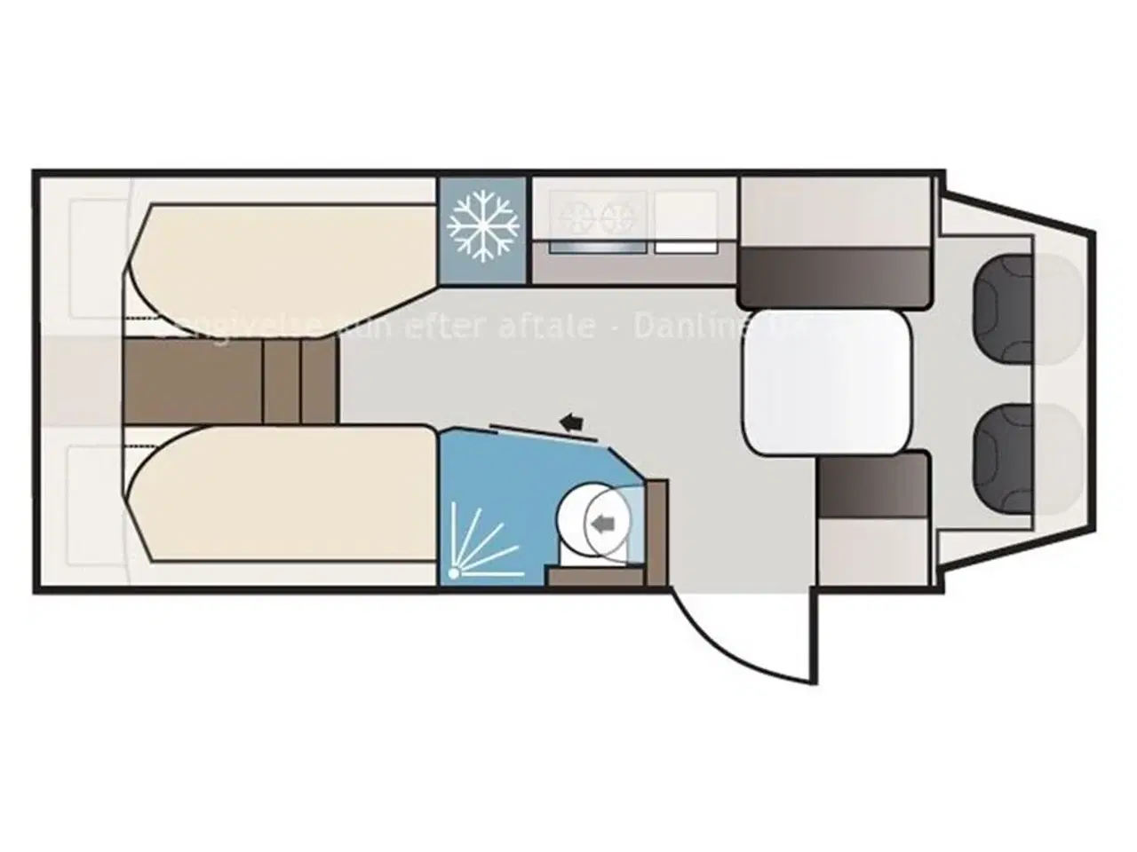 Billede 2 - 2025 - Kabe Novum 720 LGB Compact   Kabe Novum 720 LGB Compact model 2025 kan ses hos Camping-Specialisten Silkeborg