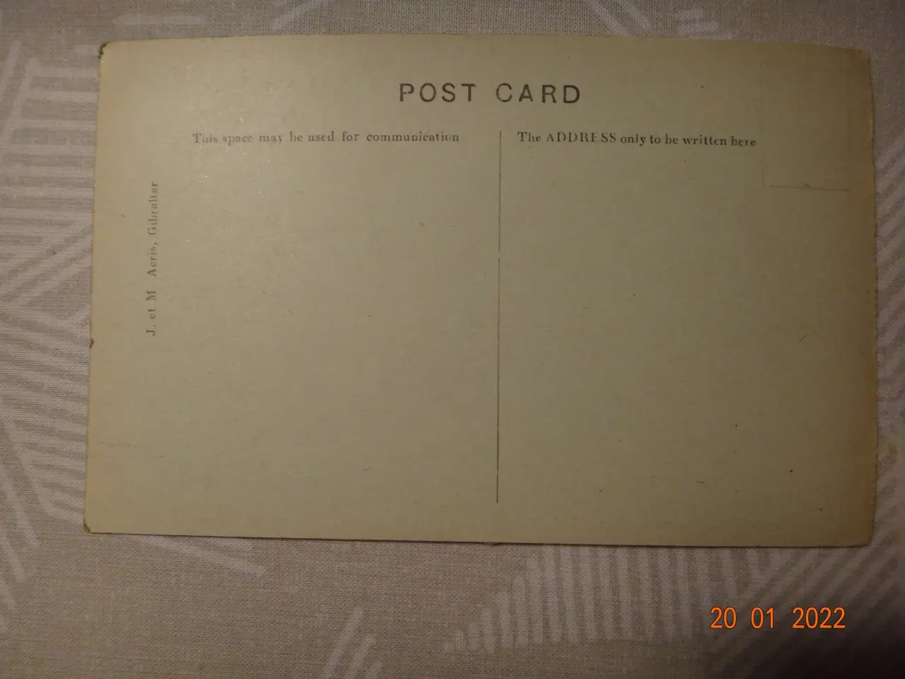 Billede 3 - Postkort fra 1920'erne (Gibraltar).