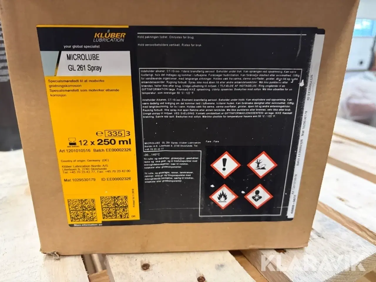 Billede 6 - Smøremiddel Klüber Lubrication GL 261 spray og NBU 12 smørefedt 33 styk samlet lotnik