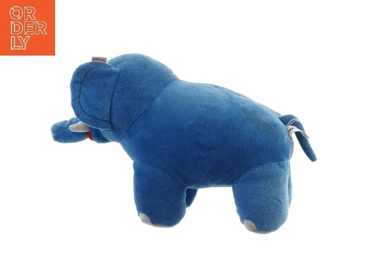 Billede 2 - Blå Bodil elefant tøjdyr fra Krea (str. 43 cm)