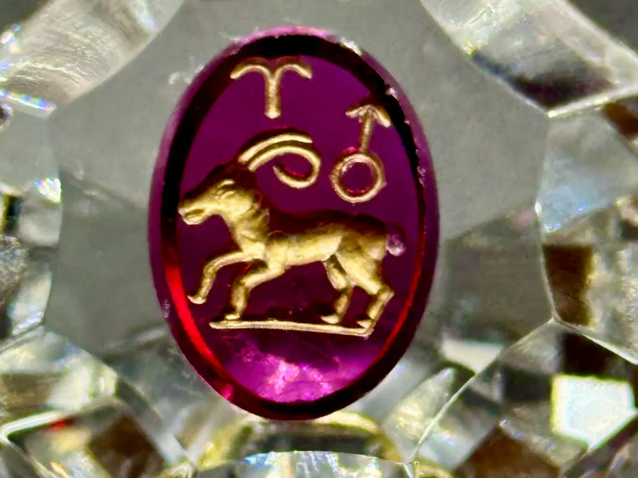 Billede 4 - Retro miniature dekoration af ægte krystal