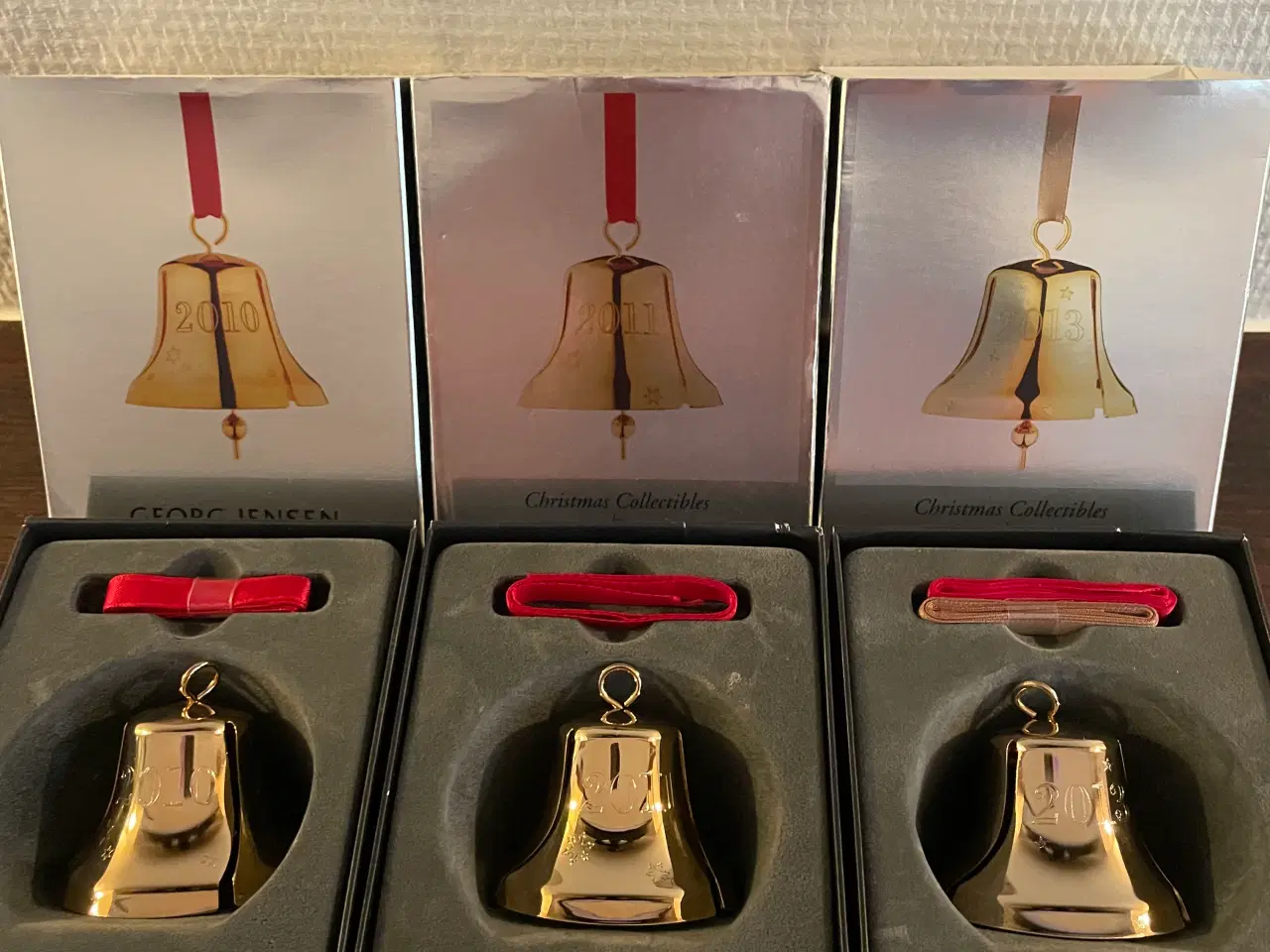Billede 2 - Georg Jensen juleklokker forgyldt, pris fra
