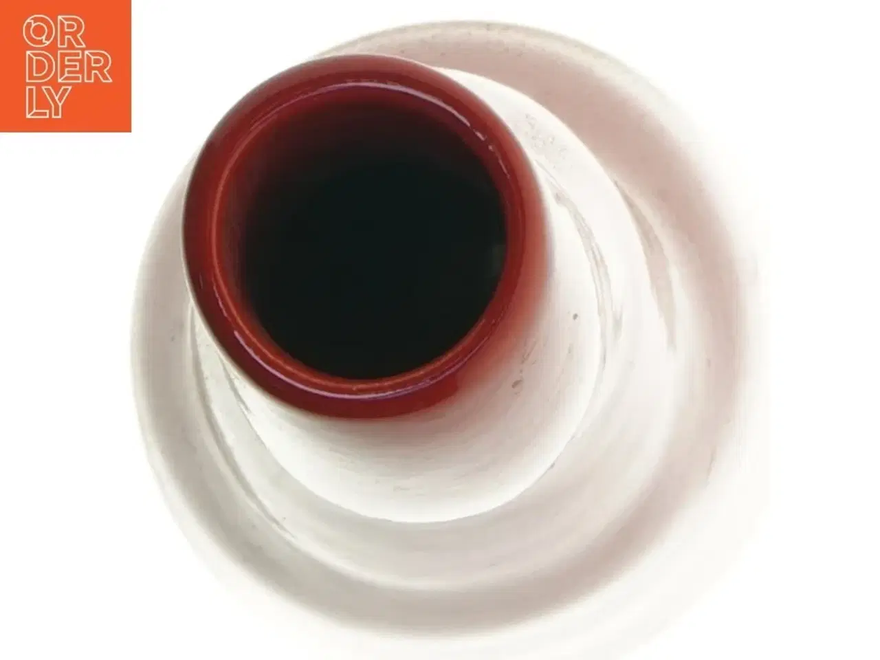 Billede 1 - Høj rød vase (str. 40 cm)