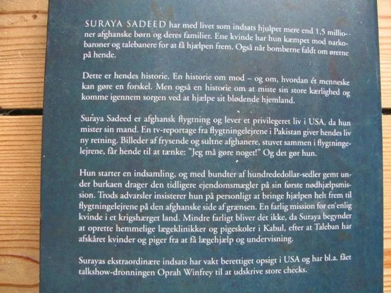 Billede 4 - Suraya Sadeed f.1952. Den forbudte Pigeskole