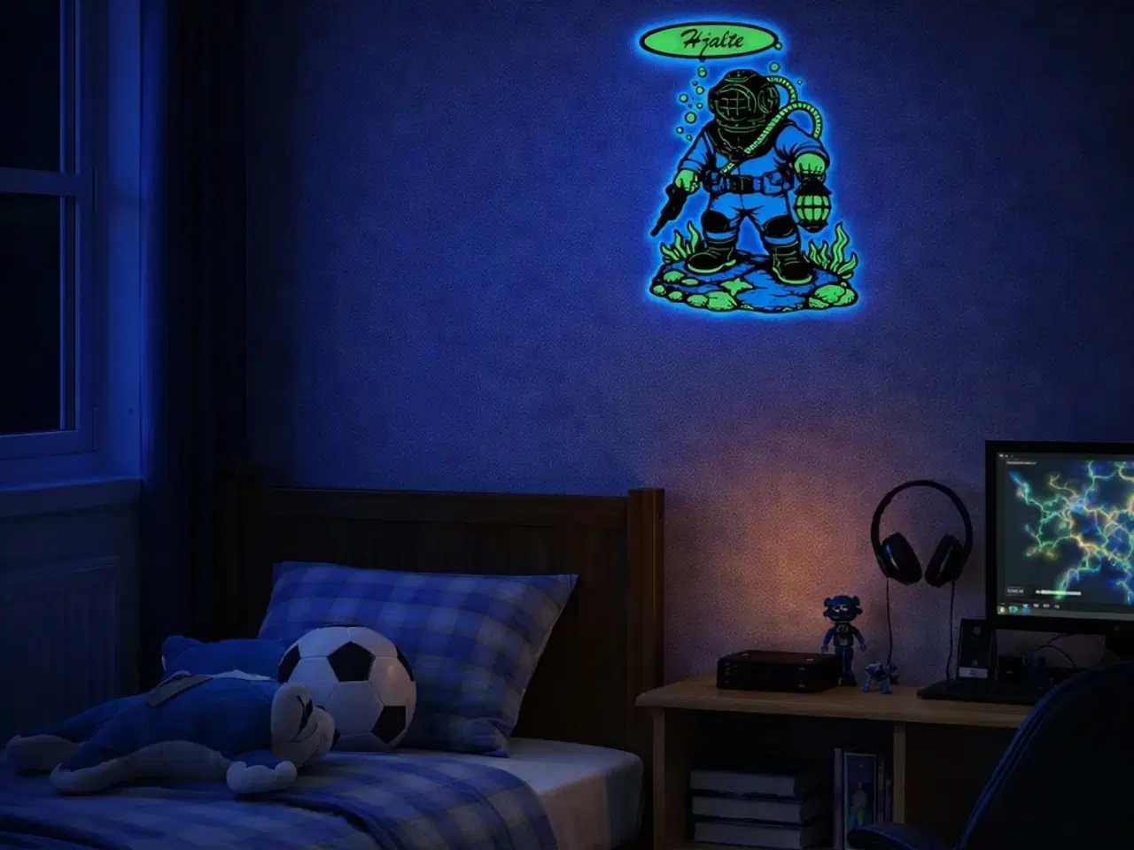 Billede 8 - Skab glæde på børneværelsets vægge (Glow in Dark)