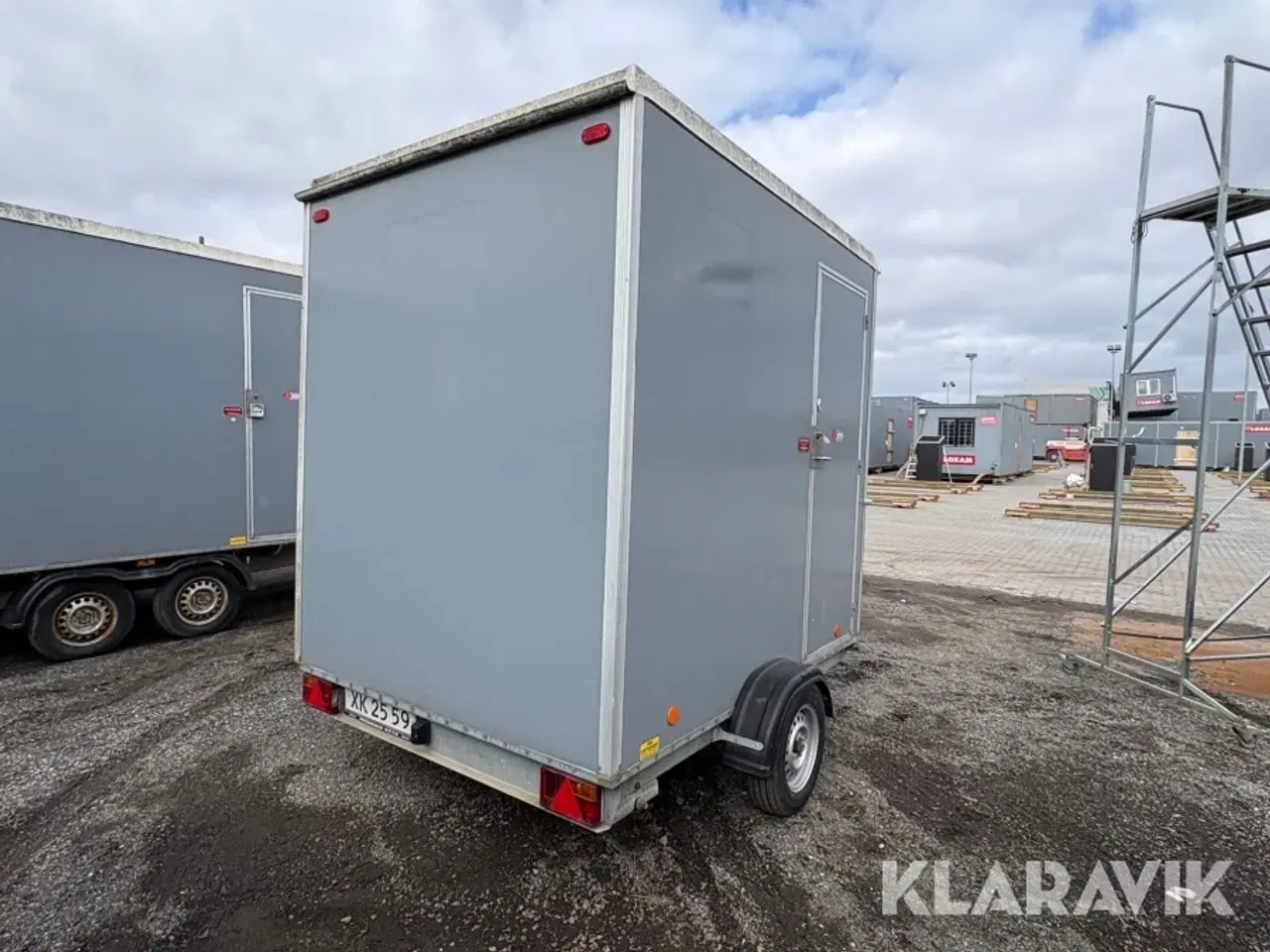 Billede 5 - Toilet/ bad vogn Scanvogn 750 kg