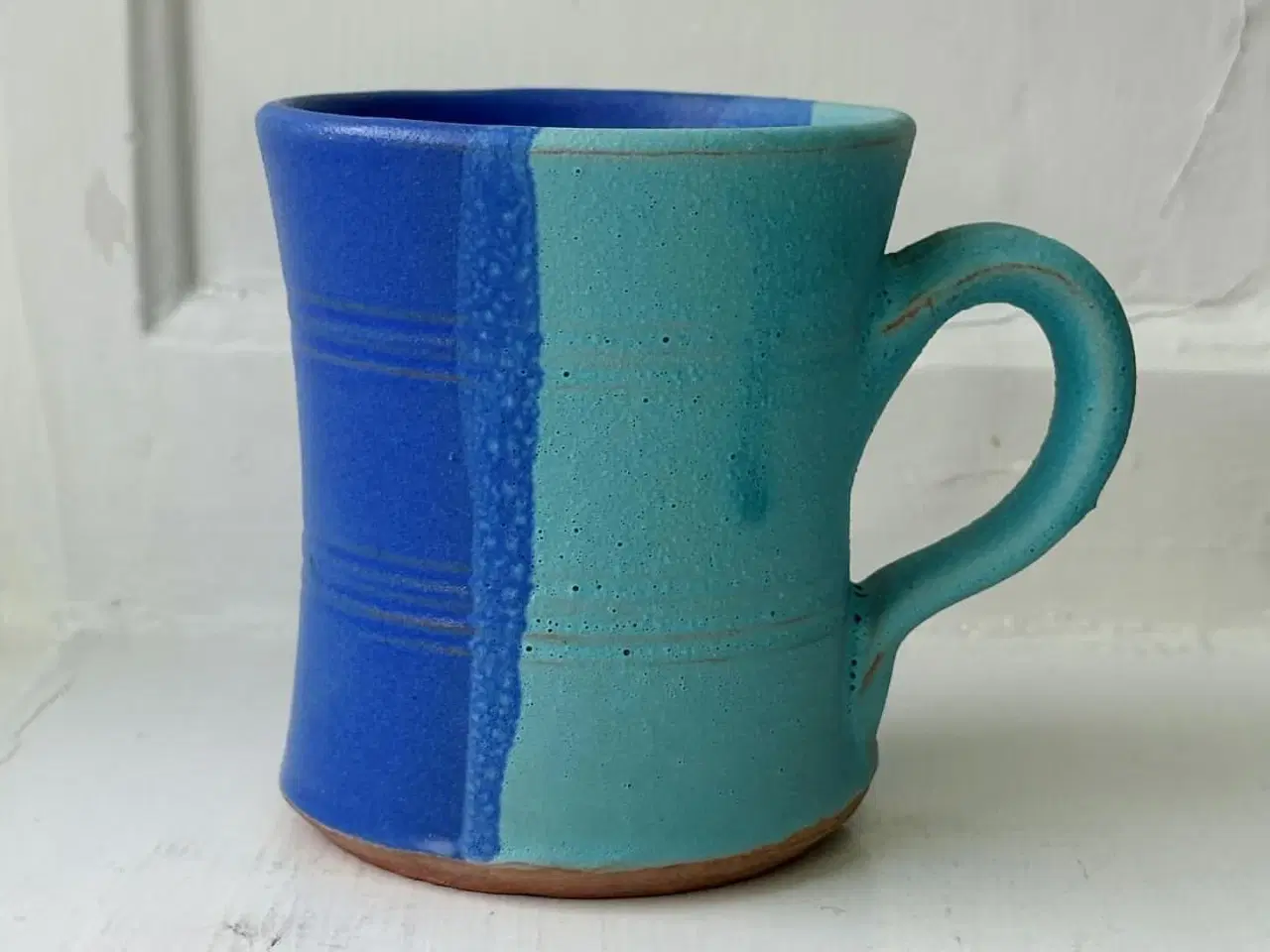 Billede 6 - Keramikkrus, blå/turkis glasur, pr stk