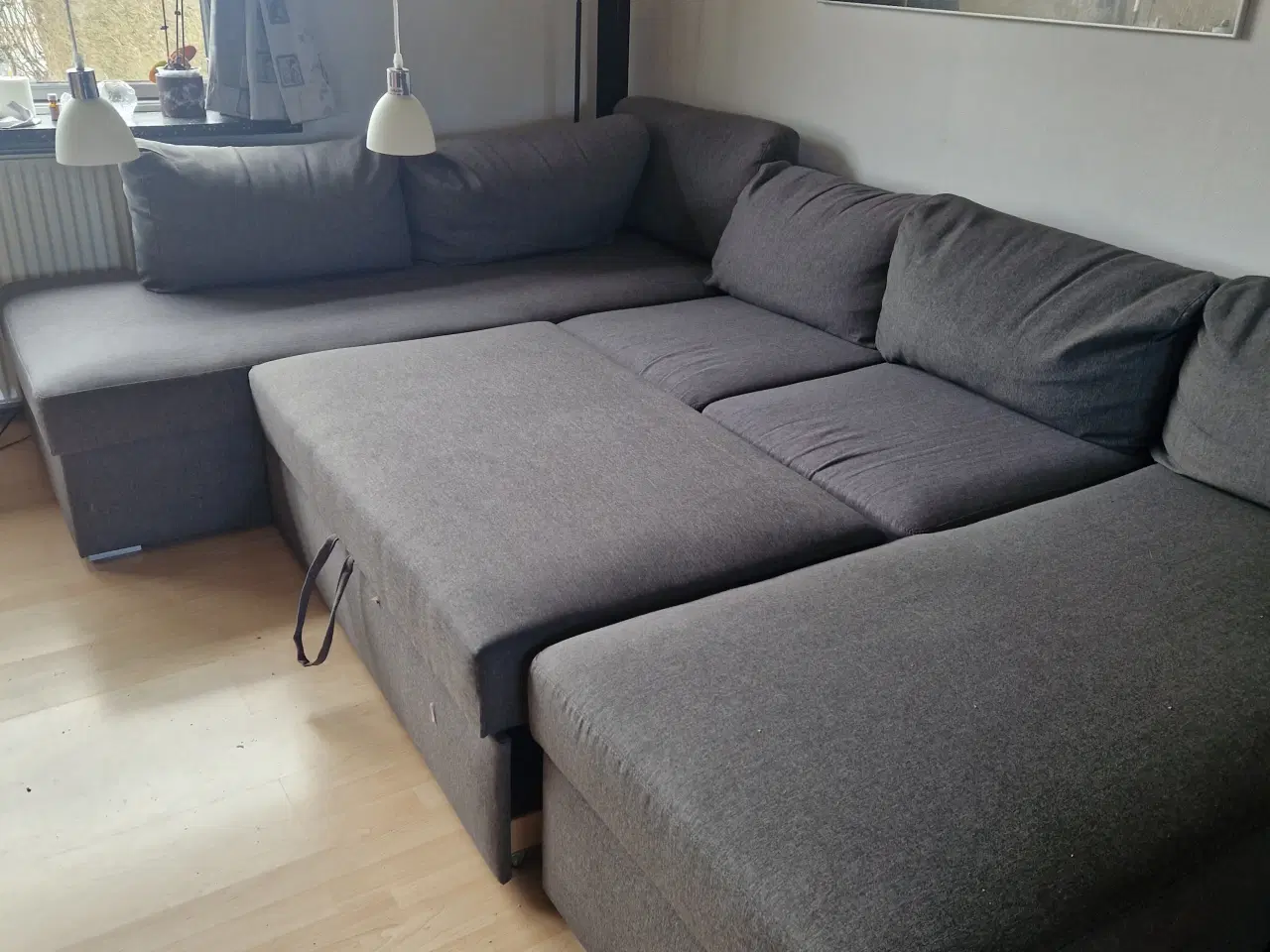 Billede 4 - U-sofa. Med chaiselong