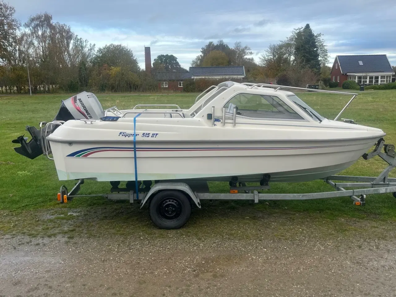 Billede 2 - Flipper 515 HT med 60 hk og bådtrailer