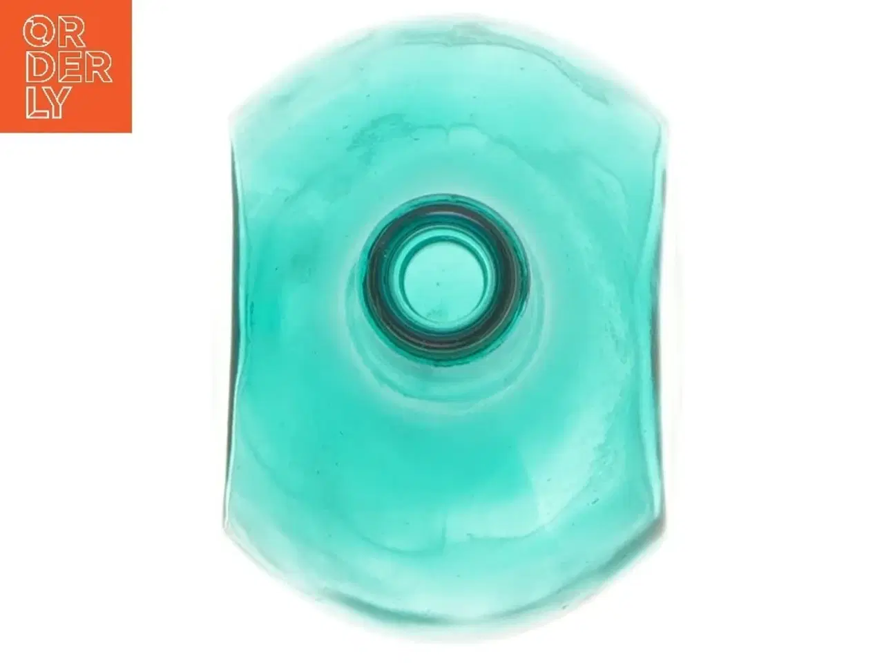 Billede 4 - Blå glasflaske 17,5 cm (str. 17,5 cm)