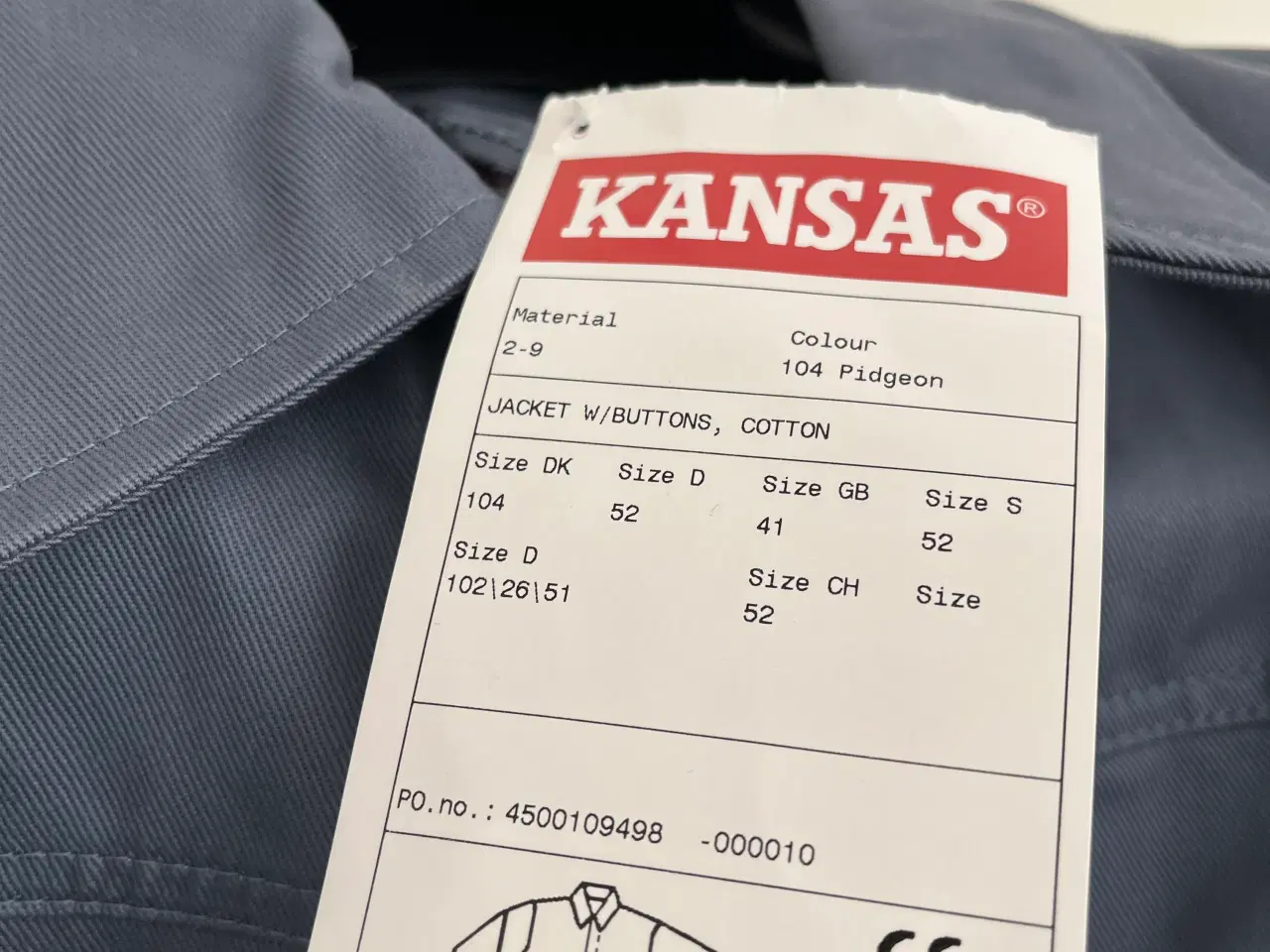 Billede 2 - Arbejdsjakke fra Kansas, stor L