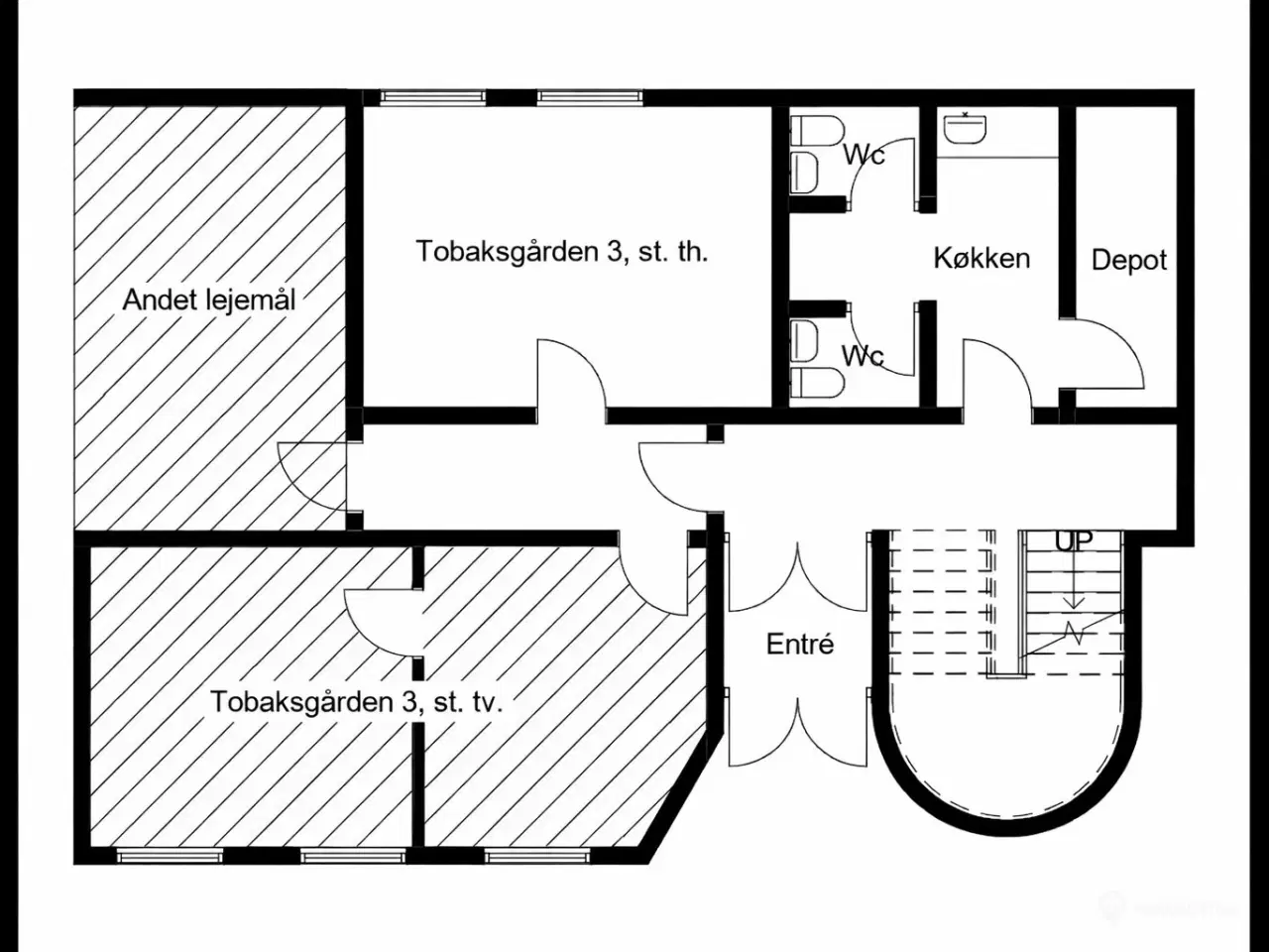 Billede 4 - Tobaksgården 3. st. th. – Kliniklejemål