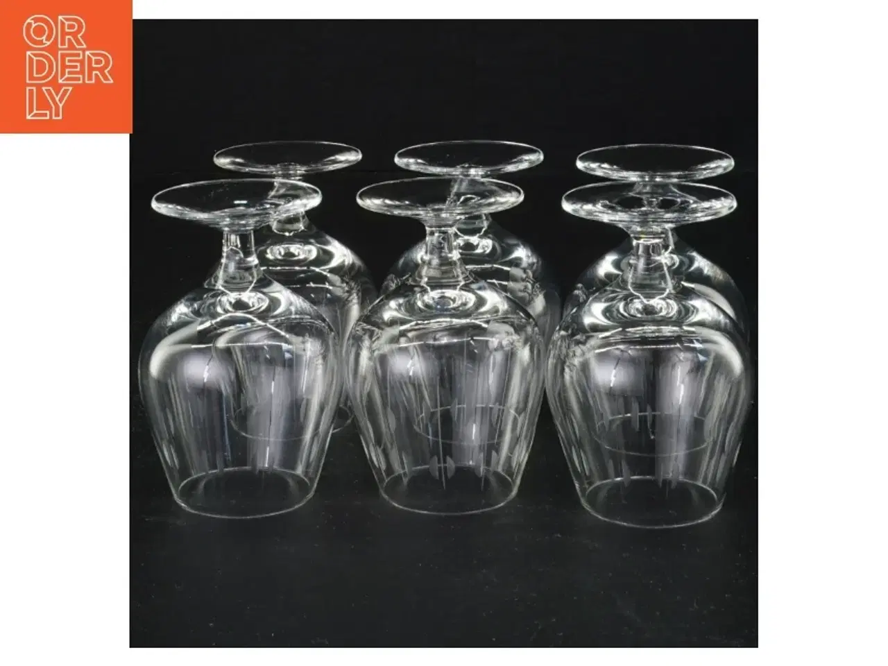 Billede 2 - Sæt af seks cognacglas fra Holmegaard (str. 9 x 6 cm)