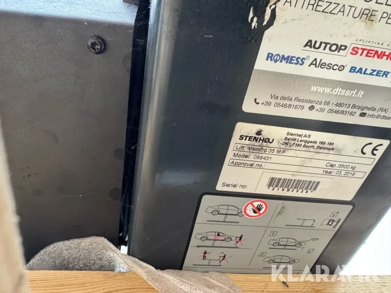 Billede 5 - Autolift Stenhøj Maestro 35 M F