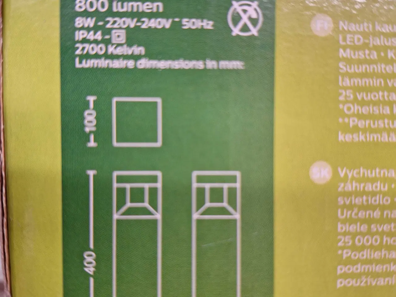 Billede 3 - 2 stk. Ubrugte havelamper fra phillips