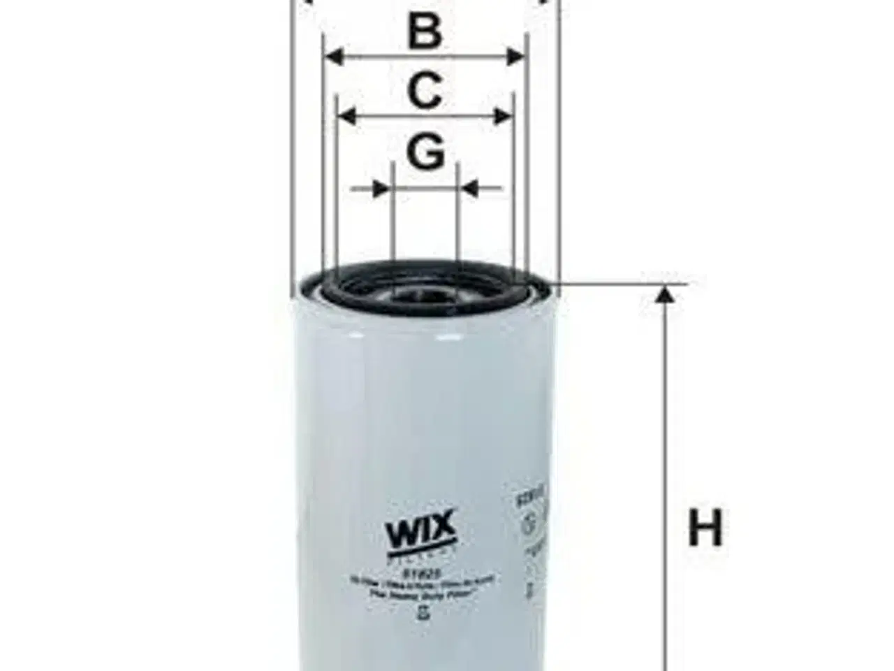 Billede 1 - 51825 WIX Oliefilter 1-12  - Passer til VOLVO-PENTA+Marine+ YANMAR+Marine Engines