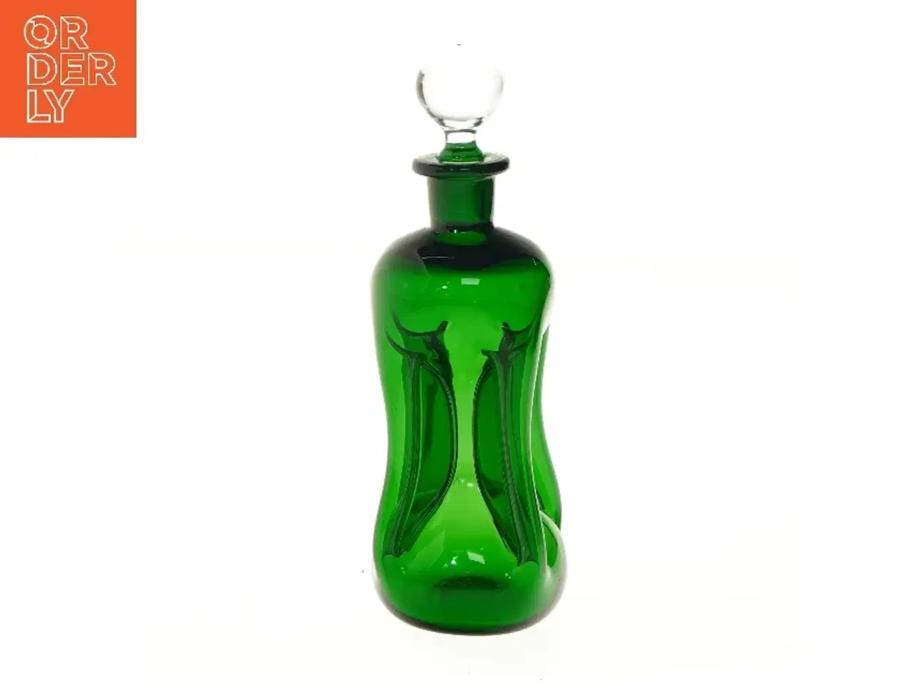 Billede 1 - Grøn kluk flaske med prop (str. 27,5 cm)