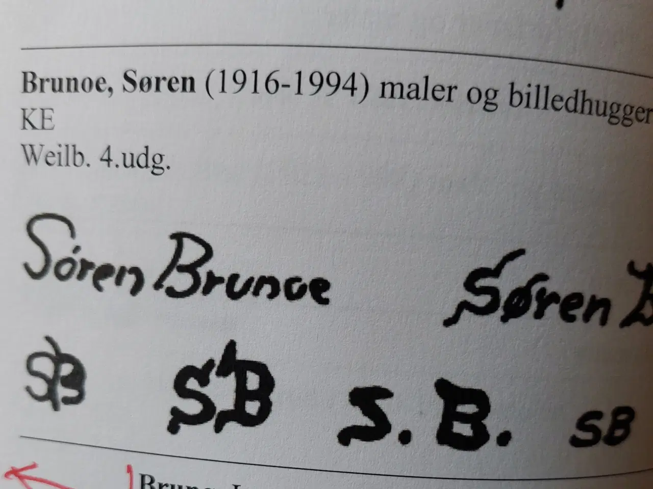 Billede 6 - SØREN BRUNOE - ( 1916 - 1994 )- oliemaleri