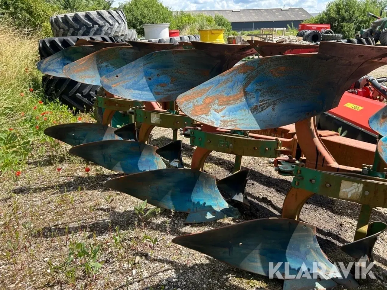 Billede 9 - 8 furet plov Kverneland PB 100