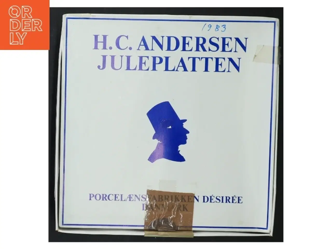 Billede 5 - H.C. Andersen juleplatte 1983 fra Desiree (str. Ø 19 cm)