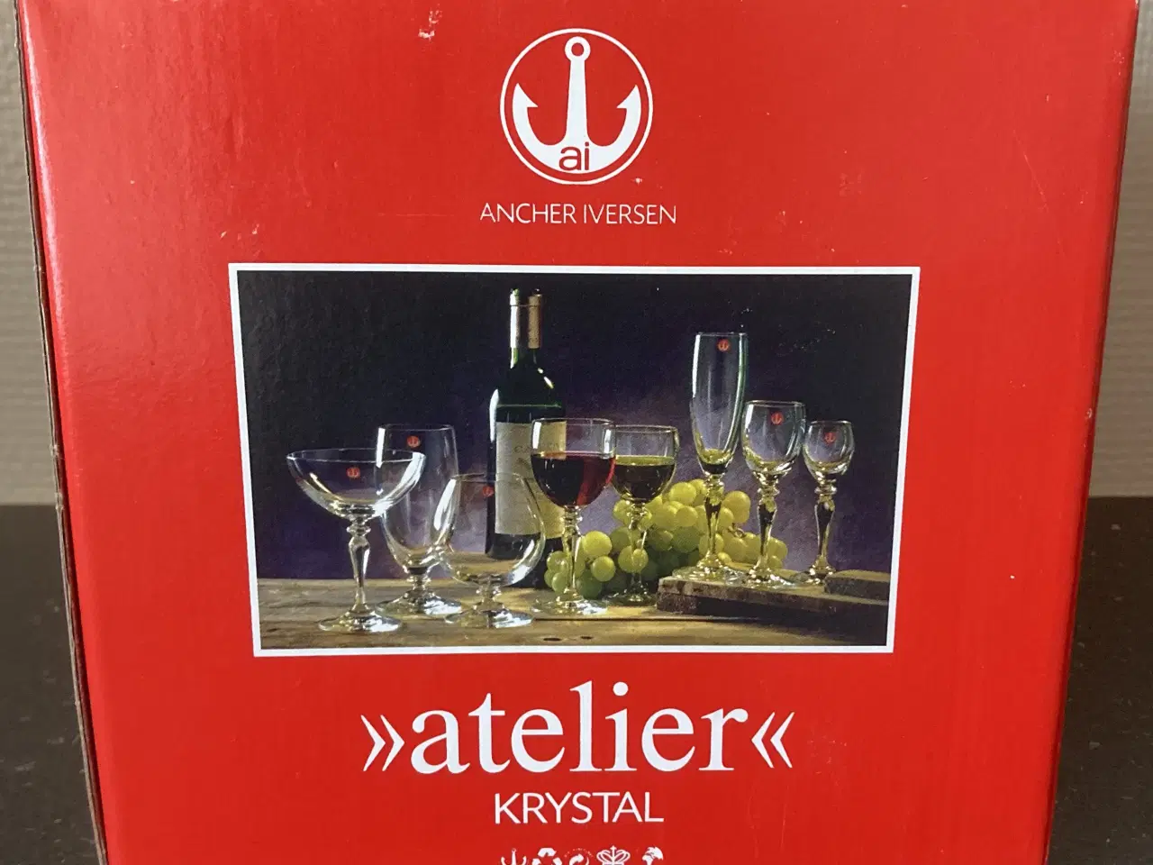 Billede 3 - Glas, congnac, øl, champange, snaps, Atelier Kryst