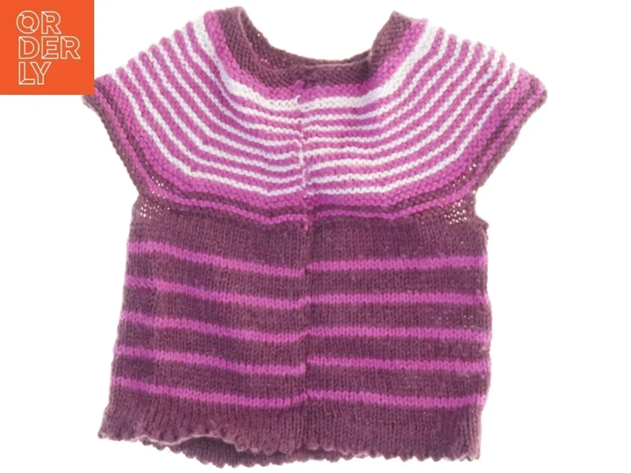 Billede 3 - Håndstrikket vest (str. 25 x 28 cm)