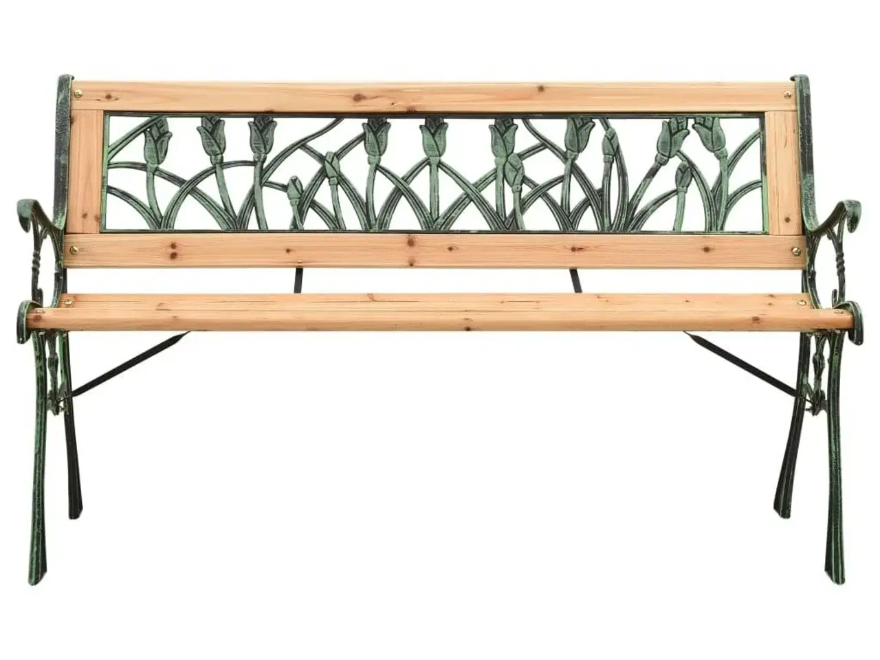 Billede 2 - Havebænk 122 cm støbejern og massivt grantræ