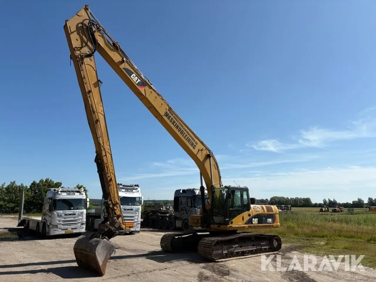 Billede 2 - Gravemaskine Caterpillar 329D Long Reach