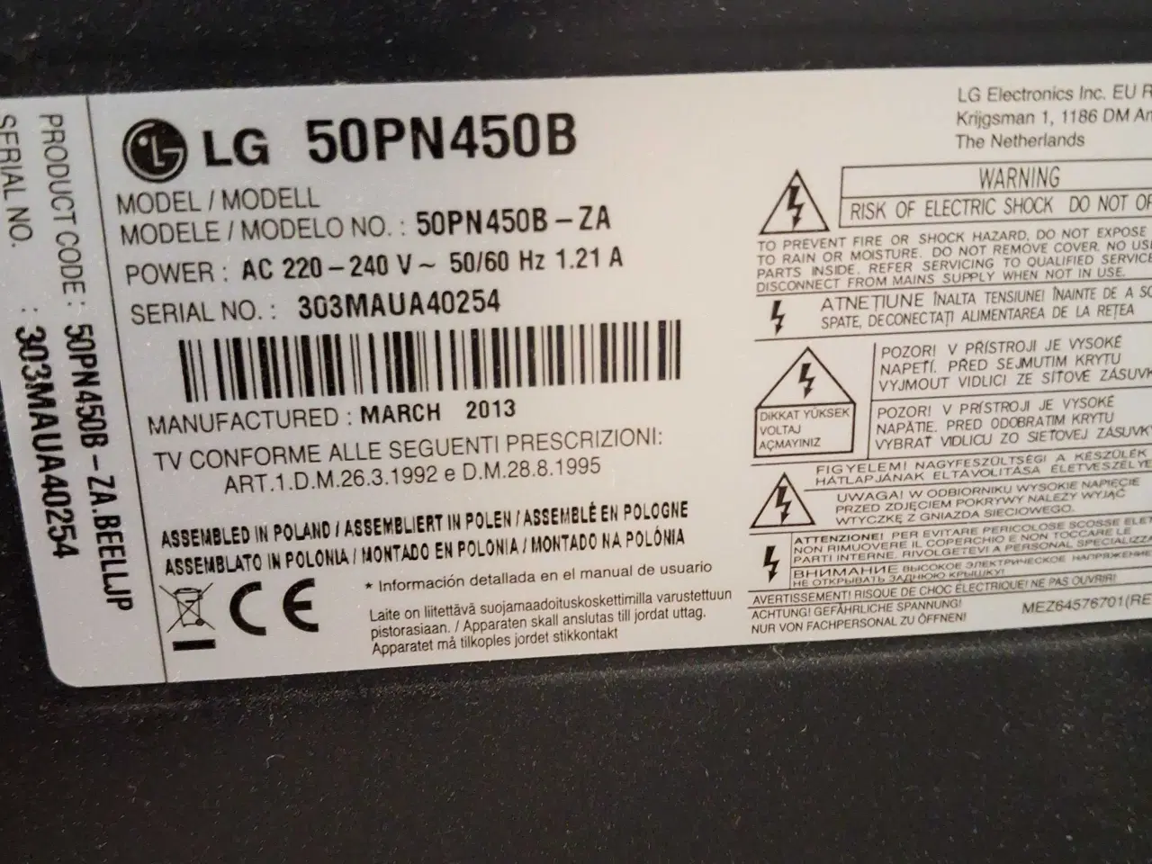 Billede 2 - LG 50 tommer
