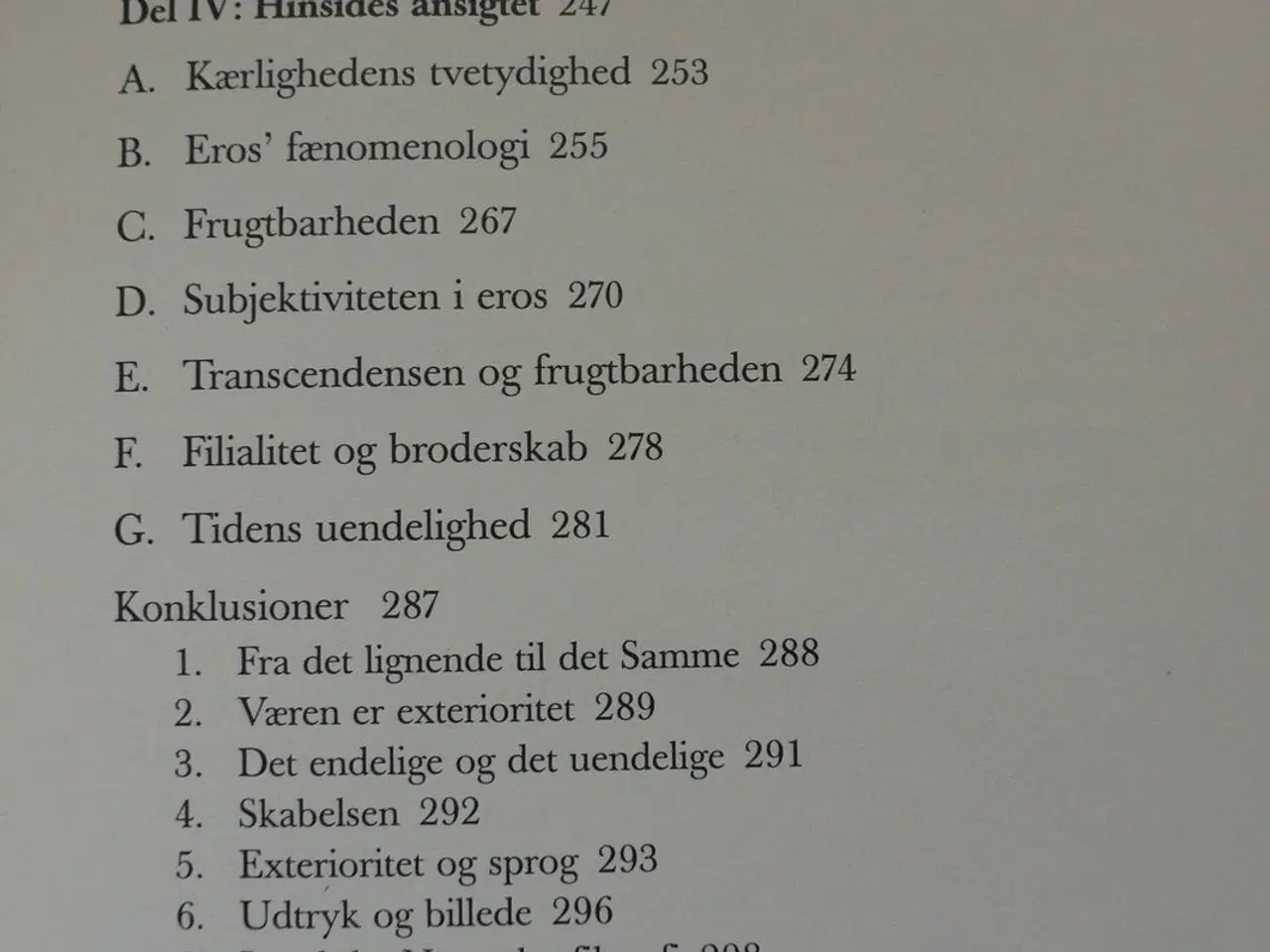 Billede 4 - totalitet og uendelighed -et essay om exterioriten