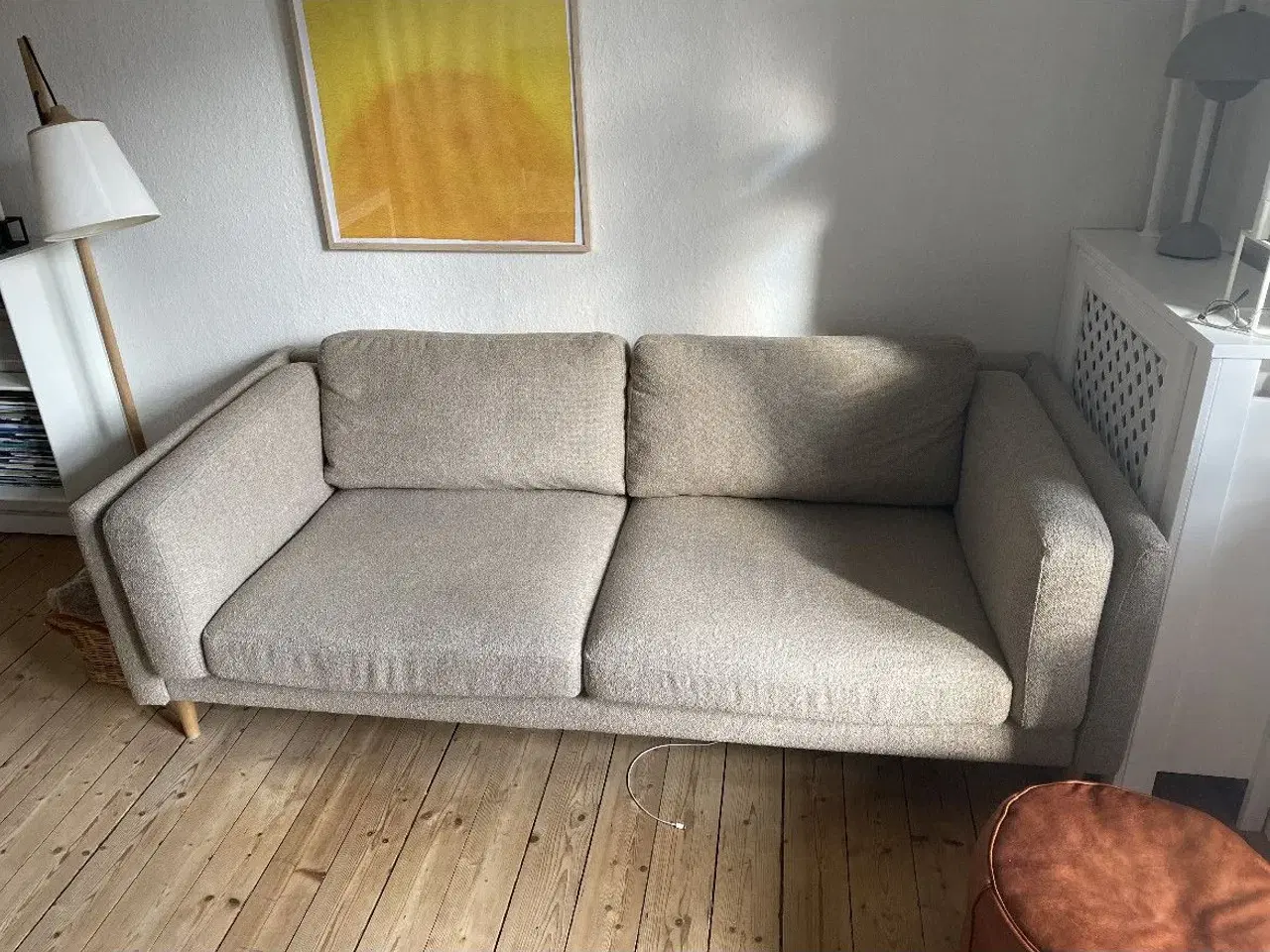 Billede 1 - 3 personers sofa i beige