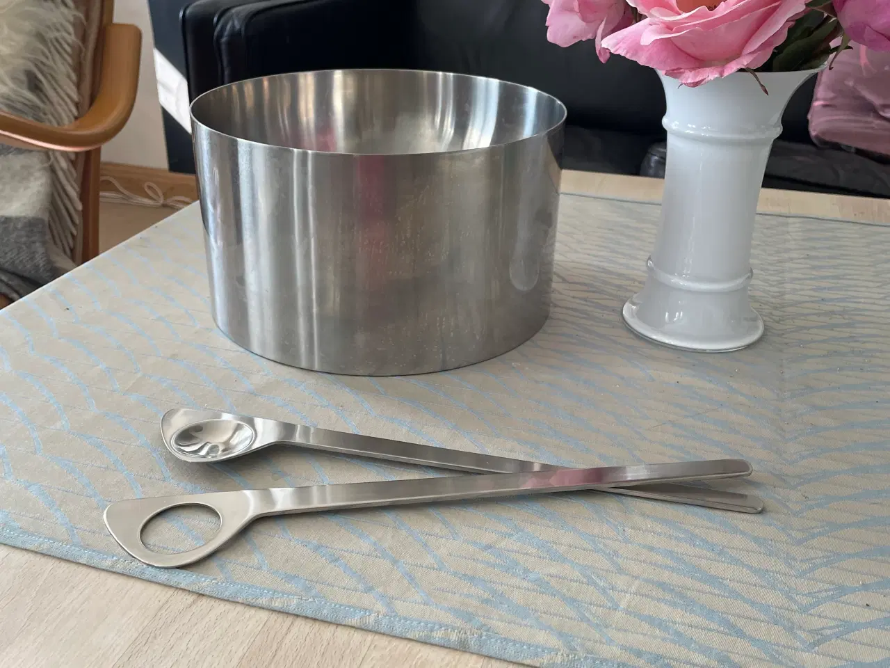 Billede 1 - Stelton Cylinda skål & bestik