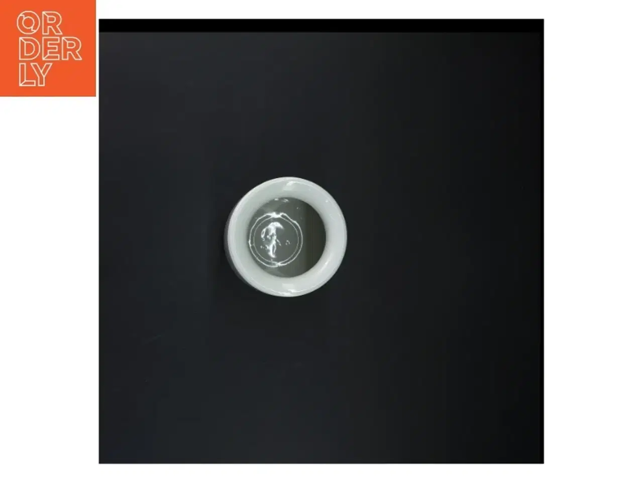 Billede 2 - hvid porcelæn oliven opbevaringskrukke fra Ole Palsby (str. 16 cm)