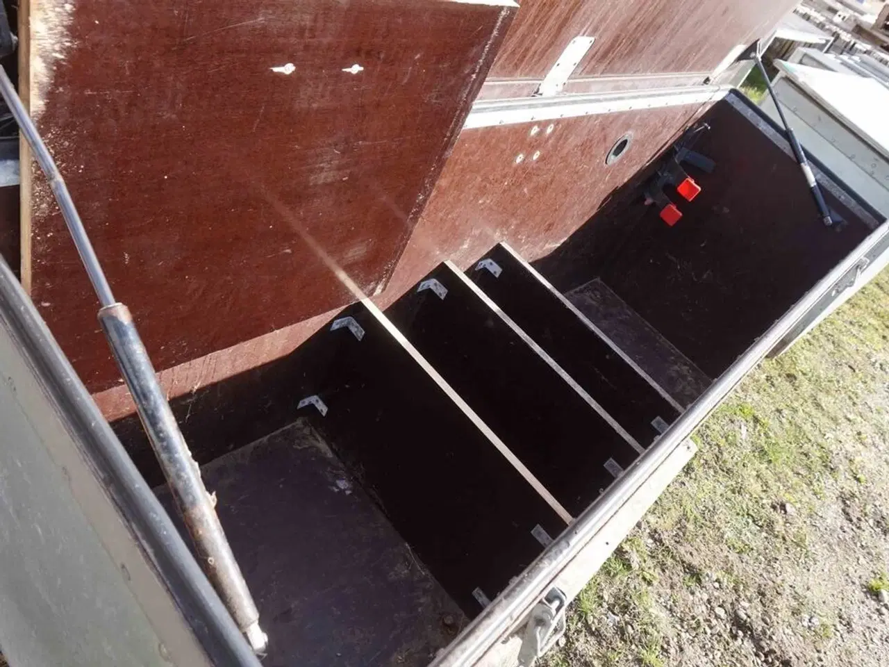 Billede 3 - Stor værktøjskasse Galvaniseret opdelt (MOMSFRI)