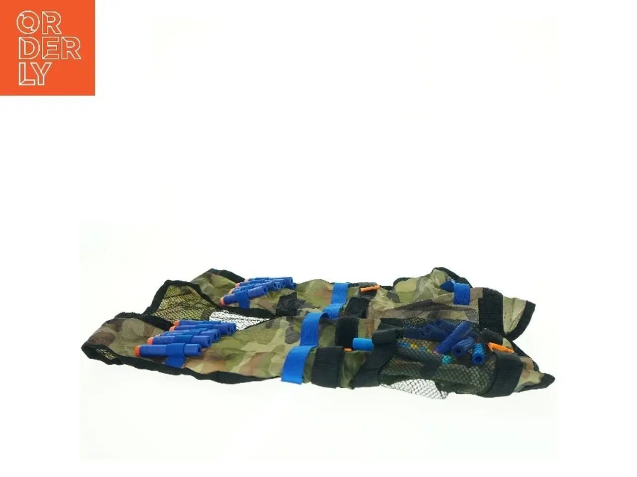 Billede 4 - Kamuflage taktikvest med skumpatroner (str. 50 x. 35 cm)