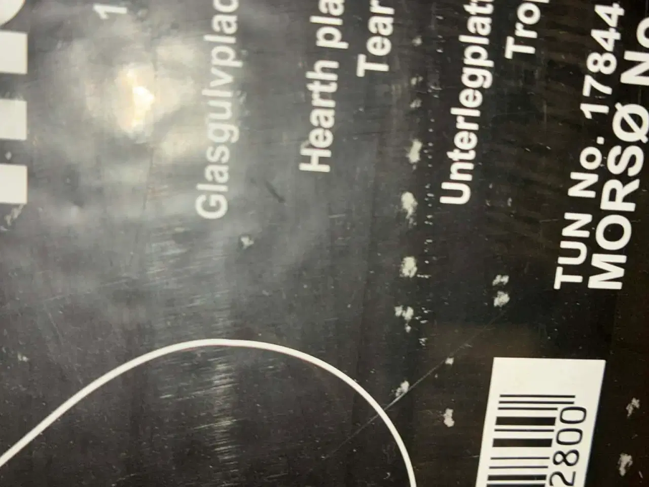 Billede 3 - Morsø glasplade dråbeformet 