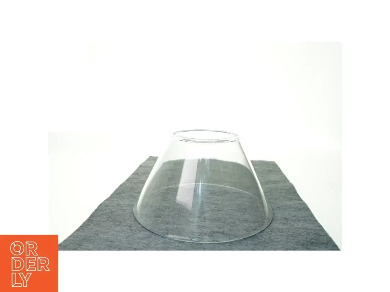 Billede 2 - Glas skål fra K Hagberg (str. 28 x 17 cm)