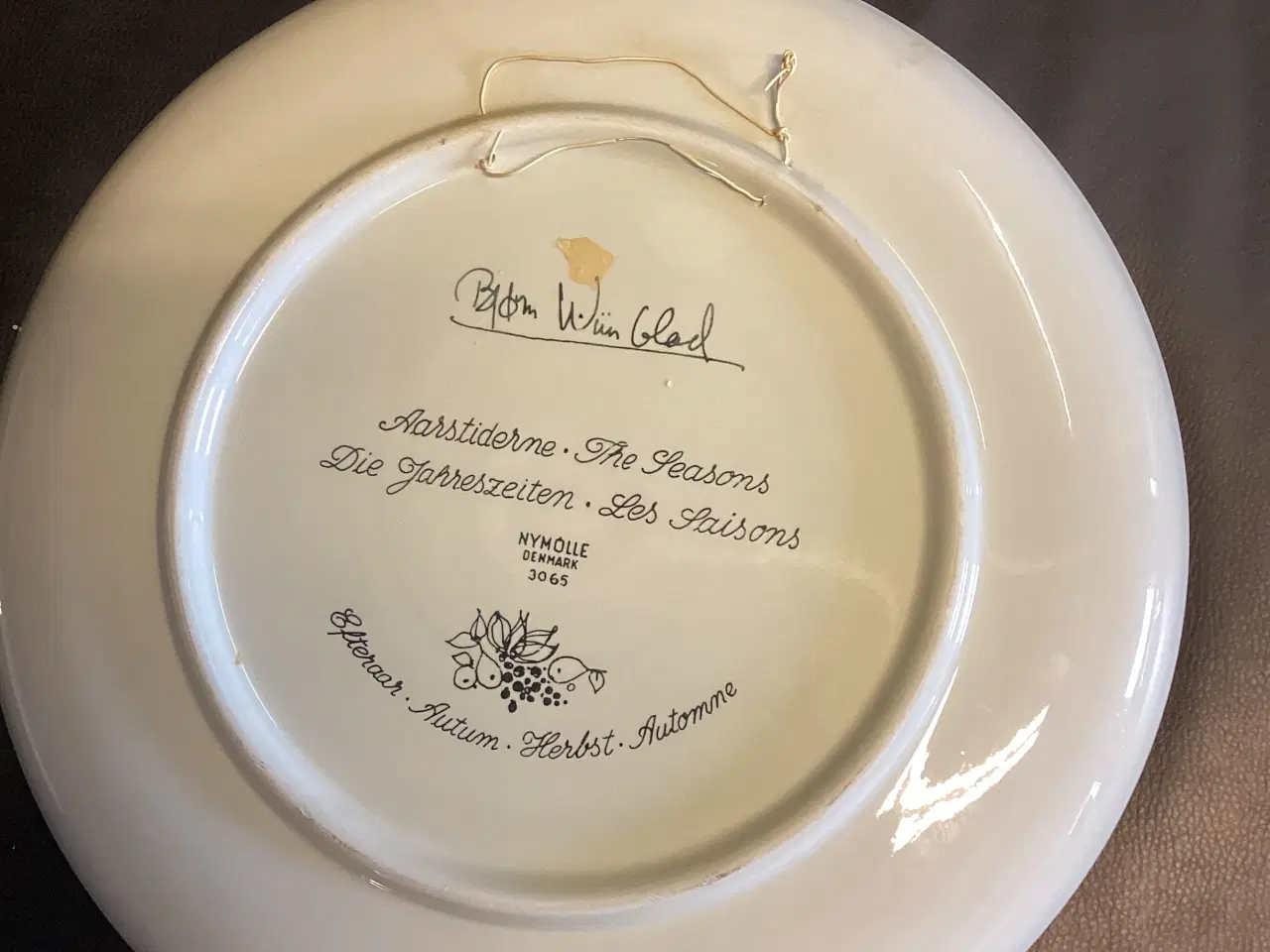 Billede 7 - 4 stk platter de 4 årstider 