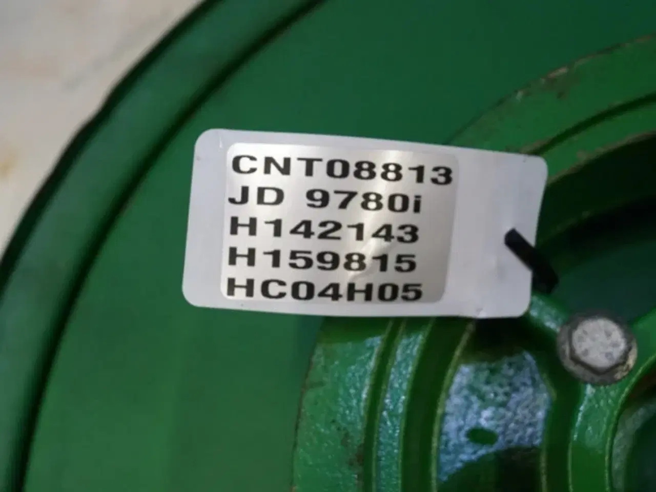 Billede 4 - John Deere 9780 Remskive H142143