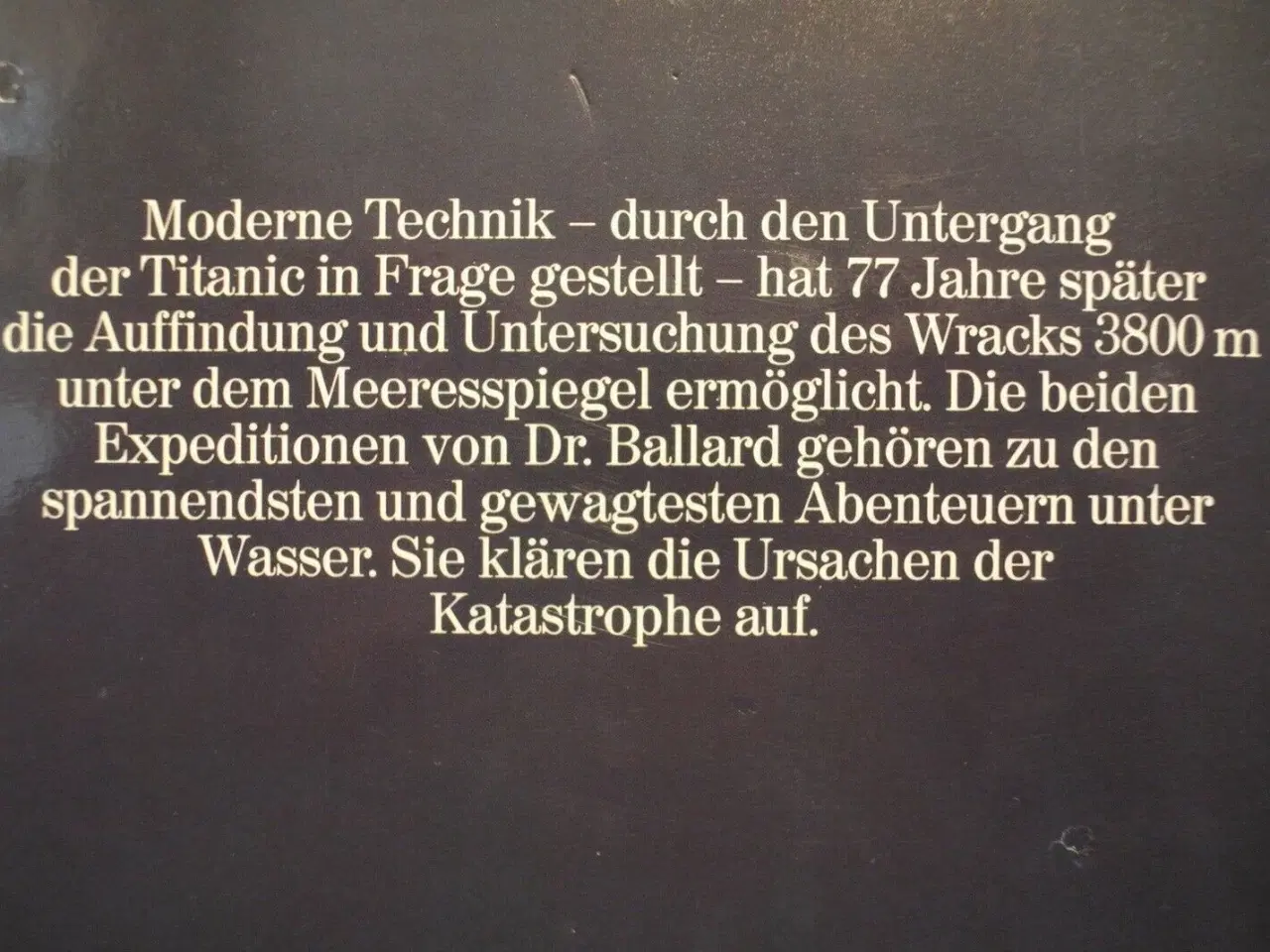 Billede 5 - das geheimnis der titanic 3800 meter unter wasser,