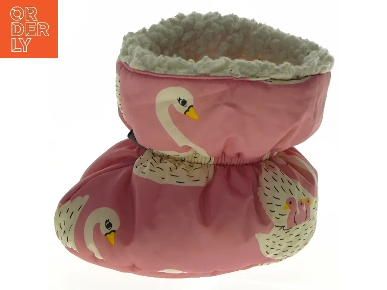 Billede 2 - Småfolk Overtrækssutter med svanemotiv