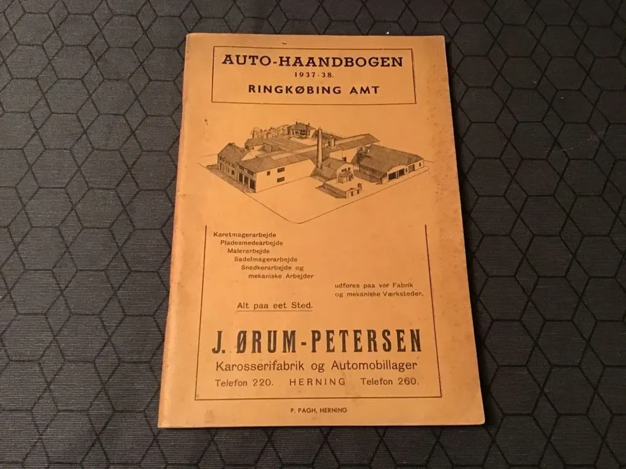 Billede 1 - Auto- haandbogen 1937- 1938