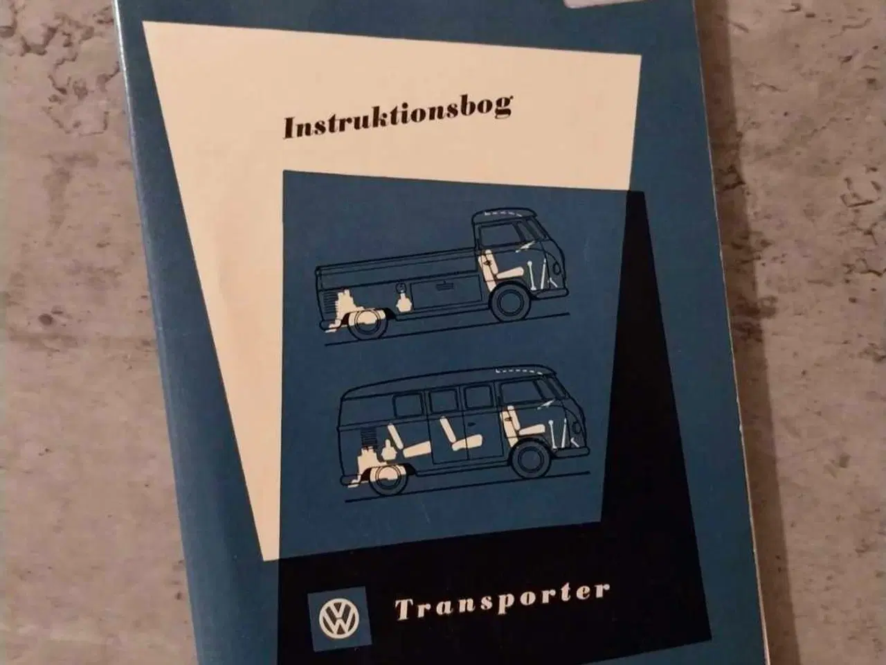 Billede 1 - VW Transporter-instruktionsbog i flot stand 