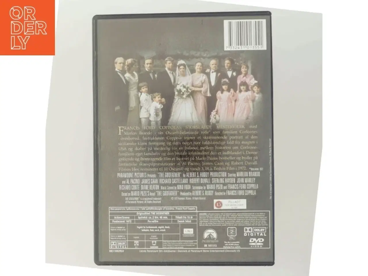 Billede 3 - Godfather, the med Marlon Brando (DVD)