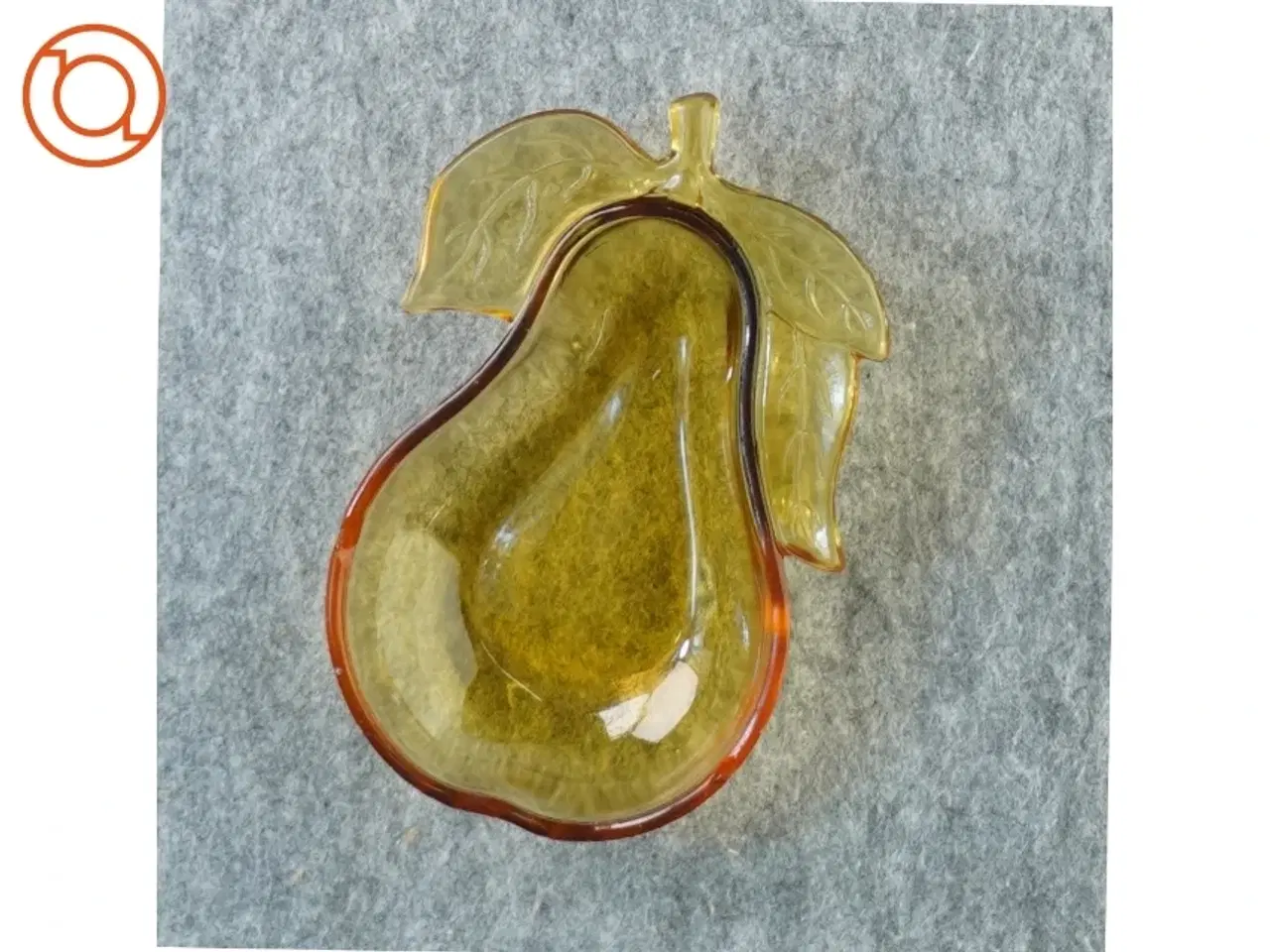 Billede 1 - Pære Glasfad (str. 17 x 10 cm)