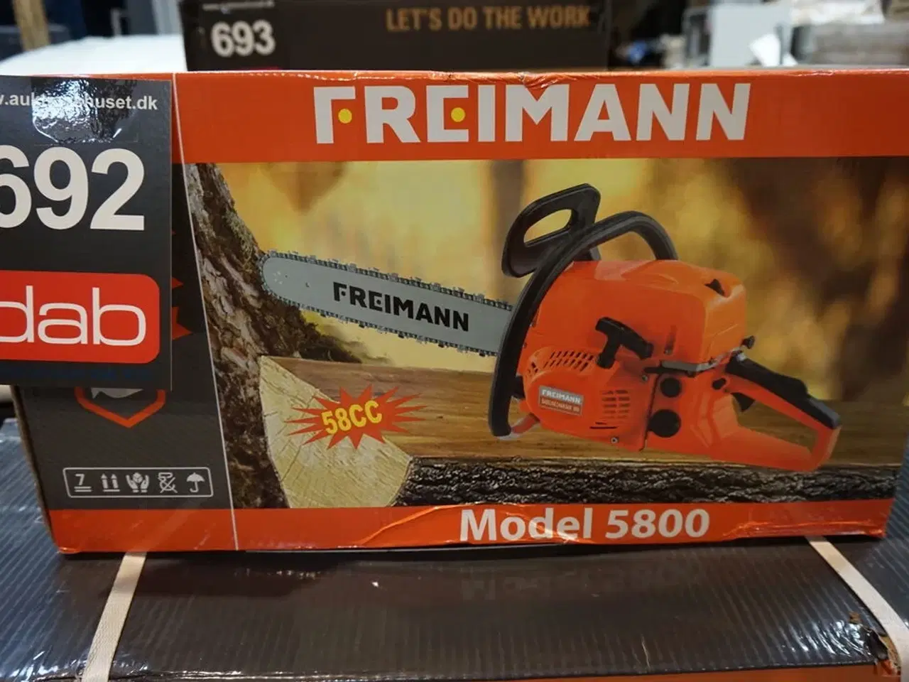 Billede 3 - Freimann benzin kædesav 5800 58cc 20" sværd