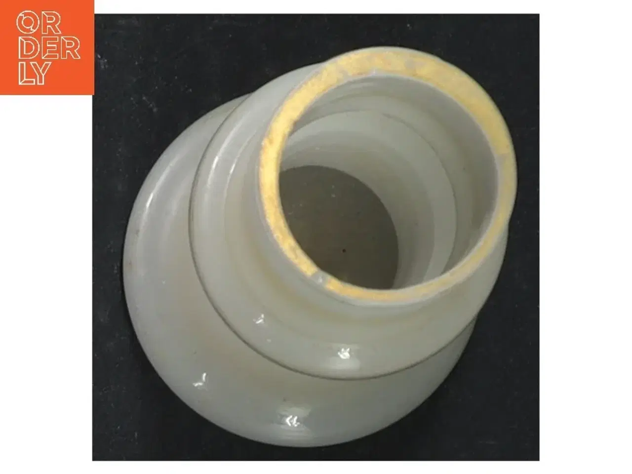 Billede 3 - Hvid porcelæns lysestage (str. 13 cm)