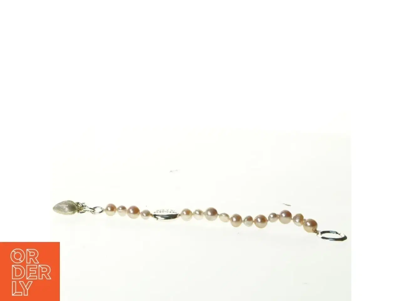 Billede 2 - Armbånd med perler fra Baglady (str. 20 cm)