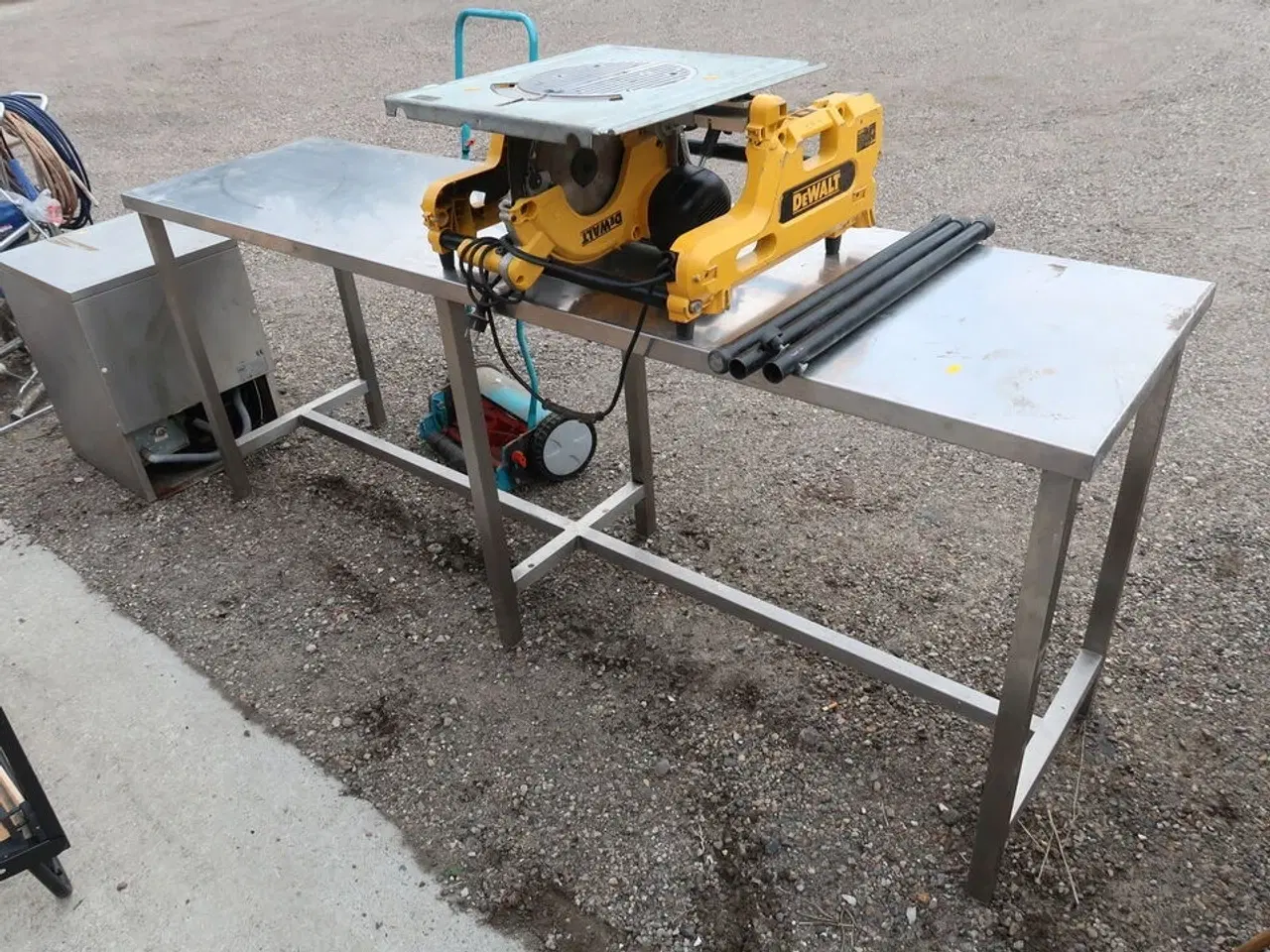 Billede 1 - Rustfrit arbejdsbord